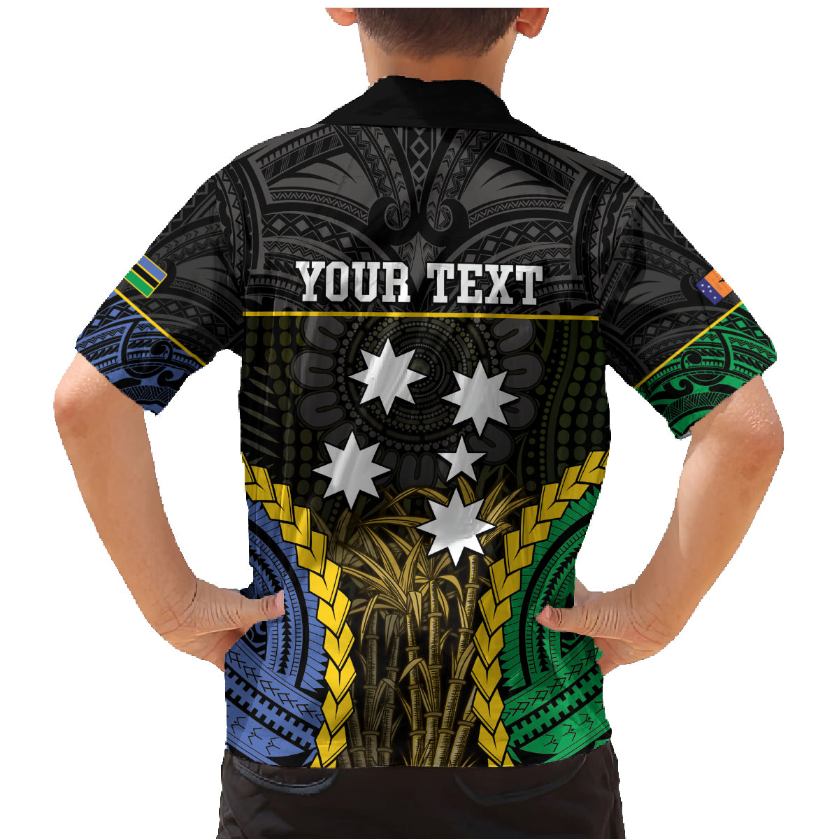 Personalised South Sea Islanders And New Ireland Family Matching Mermaid Dress and Hawaiian Shirt Kanakas Polynesian Pattern LT05 - Polynesian Pride