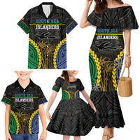 Personalised South Sea Islanders And New Ireland Family Matching Mermaid Dress and Hawaiian Shirt Kanakas Polynesian Pattern LT05 - Polynesian Pride