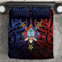 Philippines Guam Bedding Set Filipino Sun With Guaman Seal