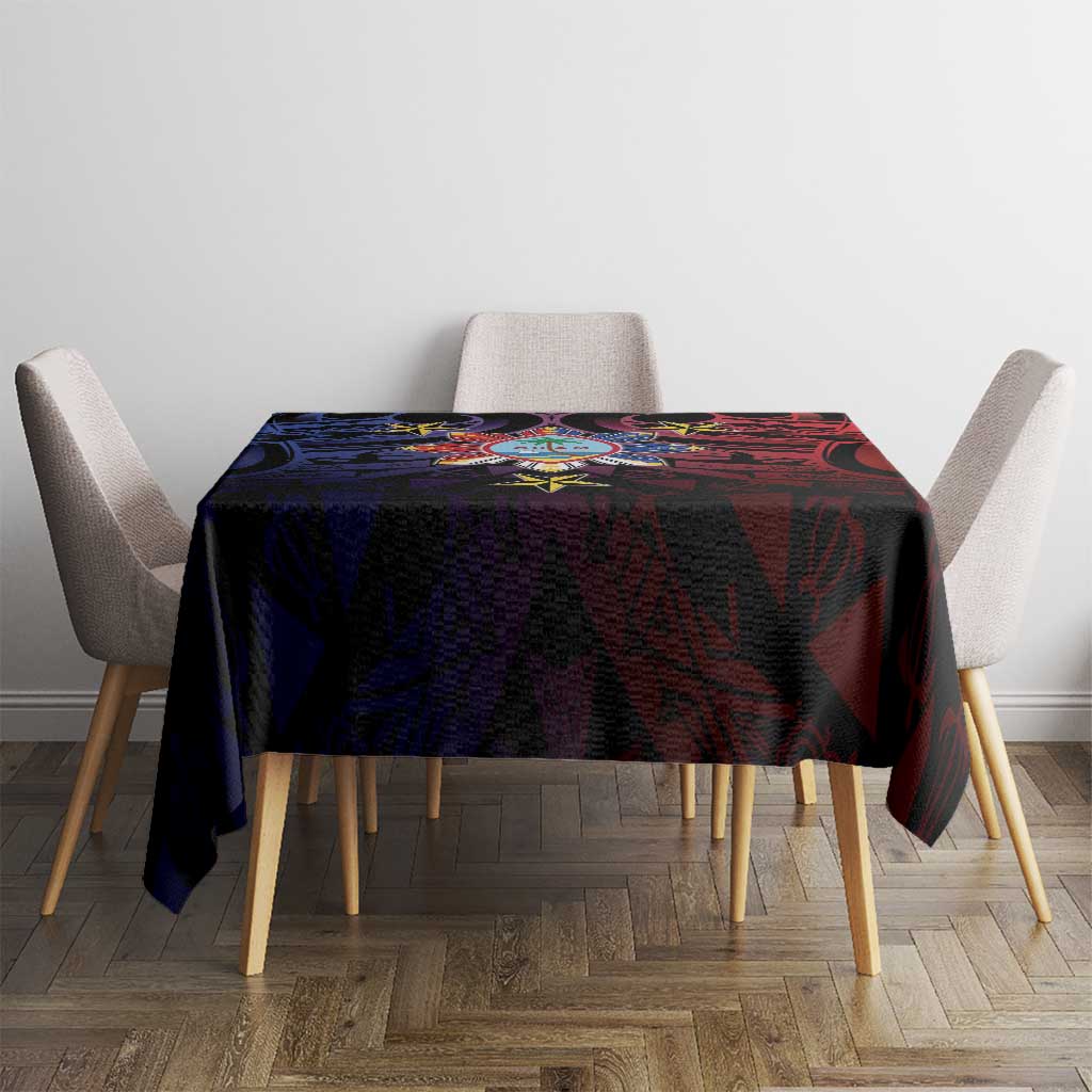 Philippines Guam Tablecloth Filipino Sun With Guaman Seal