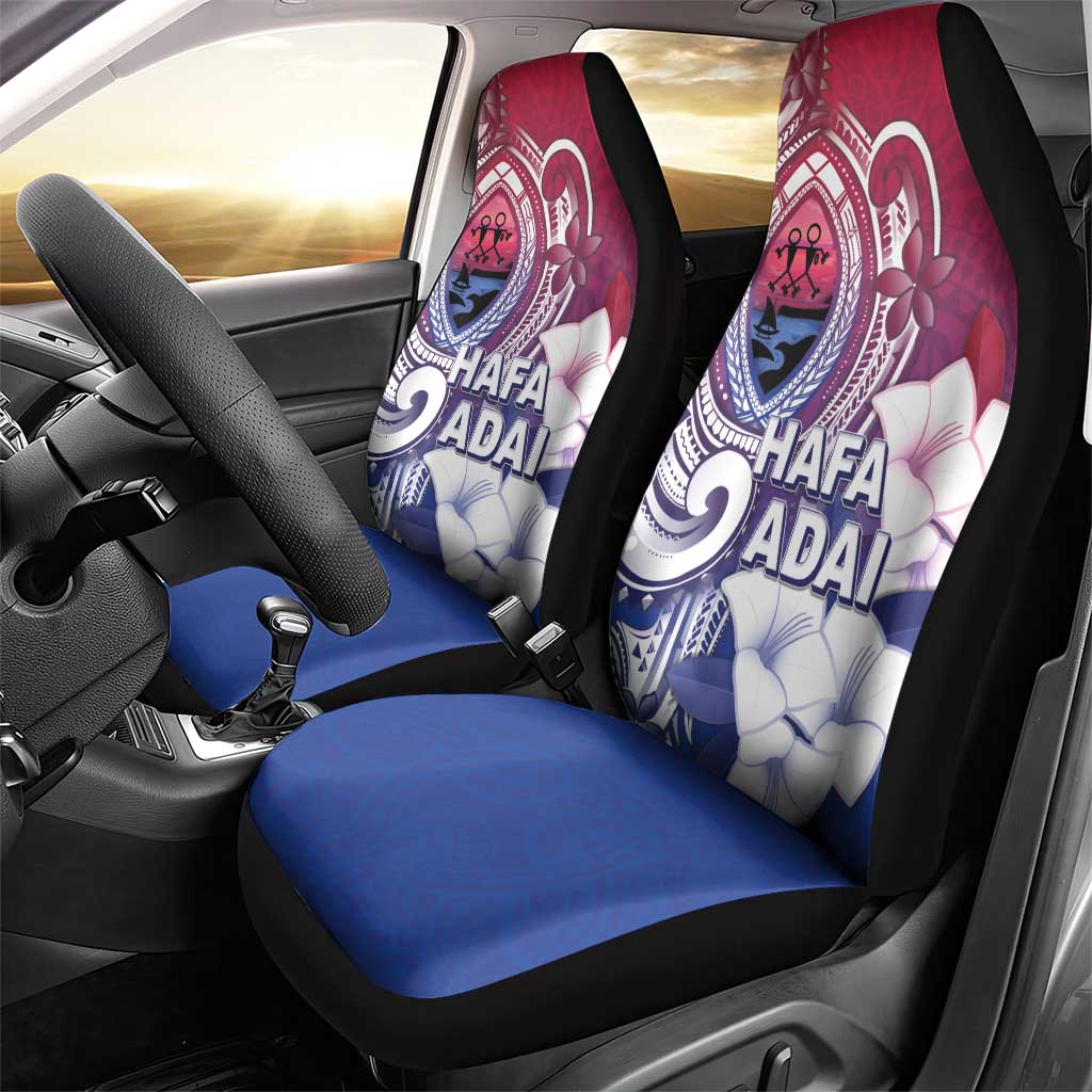 Guam Gadao Car Seat Cover Hafa Adai Micronesian Tribal Pattern