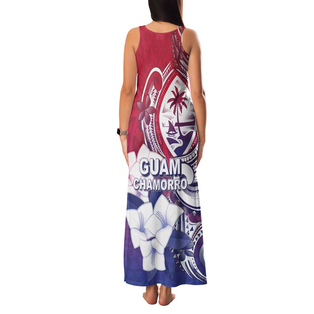 Guam Gadao Family Matching Tank Maxi Dress and Hawaiian Shirt Hafa Adai Micronesian Tribal Pattern