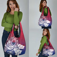 Guam Gadao Grocery Bag Hafa Adai Micronesian Tribal Pattern LT05 - Polynesian Pride