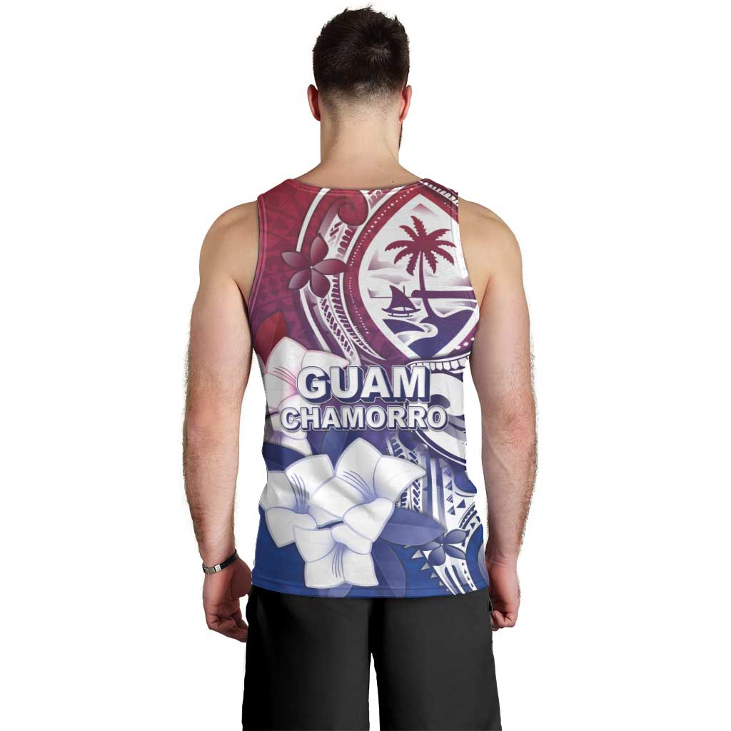 Guam Gadao Men Tank Top Hafa Adai Micronesian Tribal Pattern