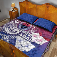 Guam Gadao Quilt Bed Set Hafa Adai Micronesian Tribal Pattern