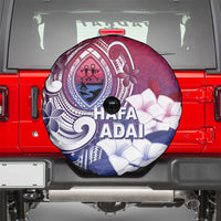 Guam Gadao Spare Tire Cover Hafa Adai Micronesian Tribal Pattern