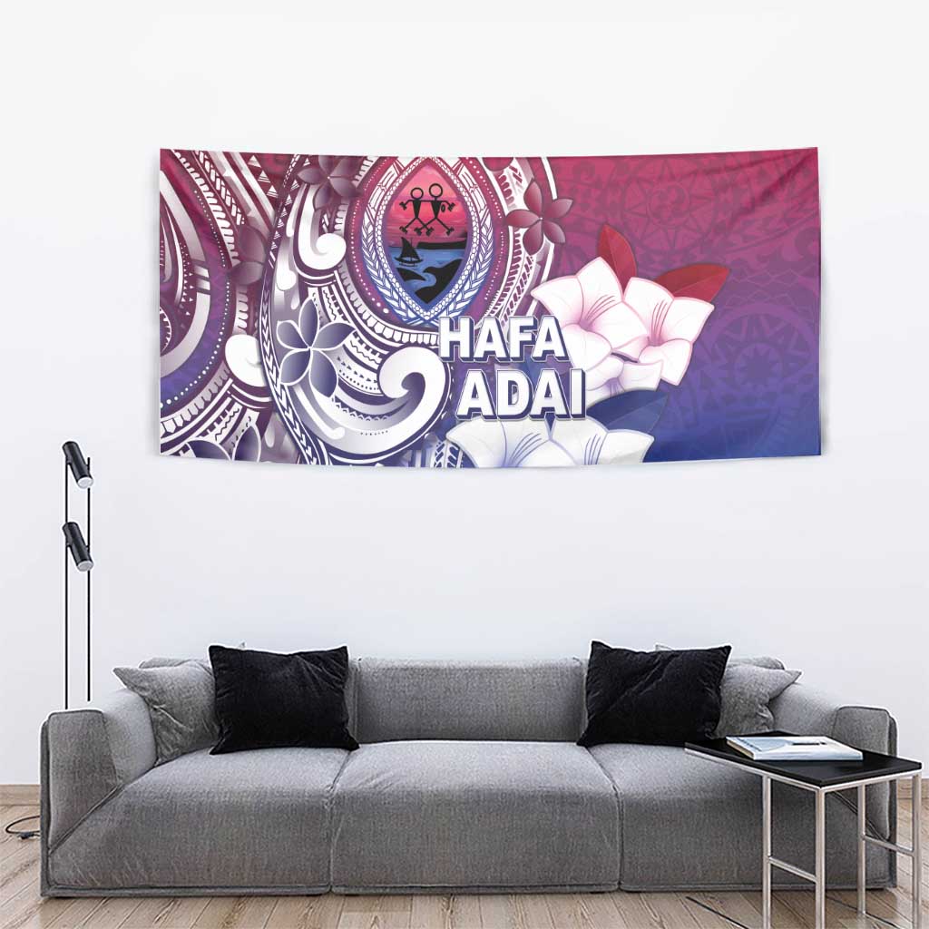 Guam Gadao Tapestry Hafa Adai Micronesian Tribal Pattern