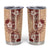 Tonga Language Week Tumbler Cup Hibiscus Tongan Ngatu Pattern