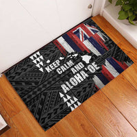Hawaii 1959 Statehood Day Rubber Doormat Classic Style