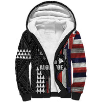 Hawaii 1959 Statehood Day Sherpa Hoodie Classic Style