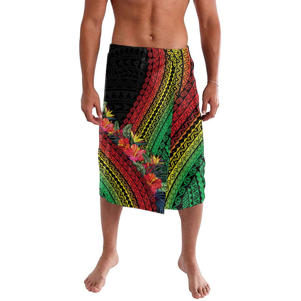 Retro Hawaiian Singer Lavalava Polynesian Style Tropical Flowers