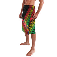 Retro Hawaiian Singer Lavalava Polynesian Style Tropical Flowers