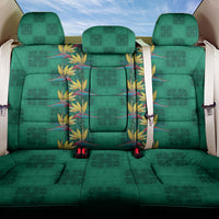 Hawaii Waikiki King Back Car Seat Cover Green Quilt With Pua Manu