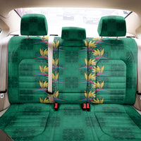 Hawaii Waikiki King Back Car Seat Cover Green Quilt With Pua Manu