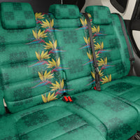 Hawaii Waikiki King Back Car Seat Cover Green Quilt With Pua Manu