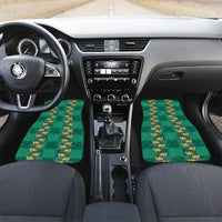 Hawaii Waikiki King Car Mats Green Quilt With Pua Manu