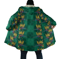 Hawaii Waikiki King Cloak Green Quilt With Pua Manu