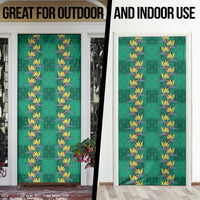 Hawaii Waikiki King Door Cover Green Quilt With Pua Manu