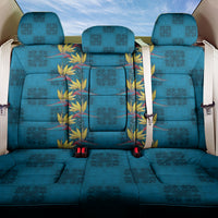 Hawaii Waikiki King Back Car Seat Cover Blue Quilt With Pua Manu