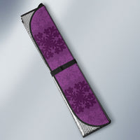 Hawaii Waikiki King Auto Sun Shade Purple Quilt With Pua Manu
