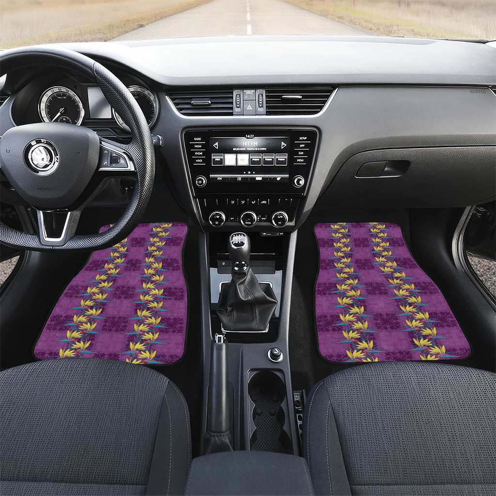 Hawaii Waikiki King Car Mats Purple Quilt With Pua Manu