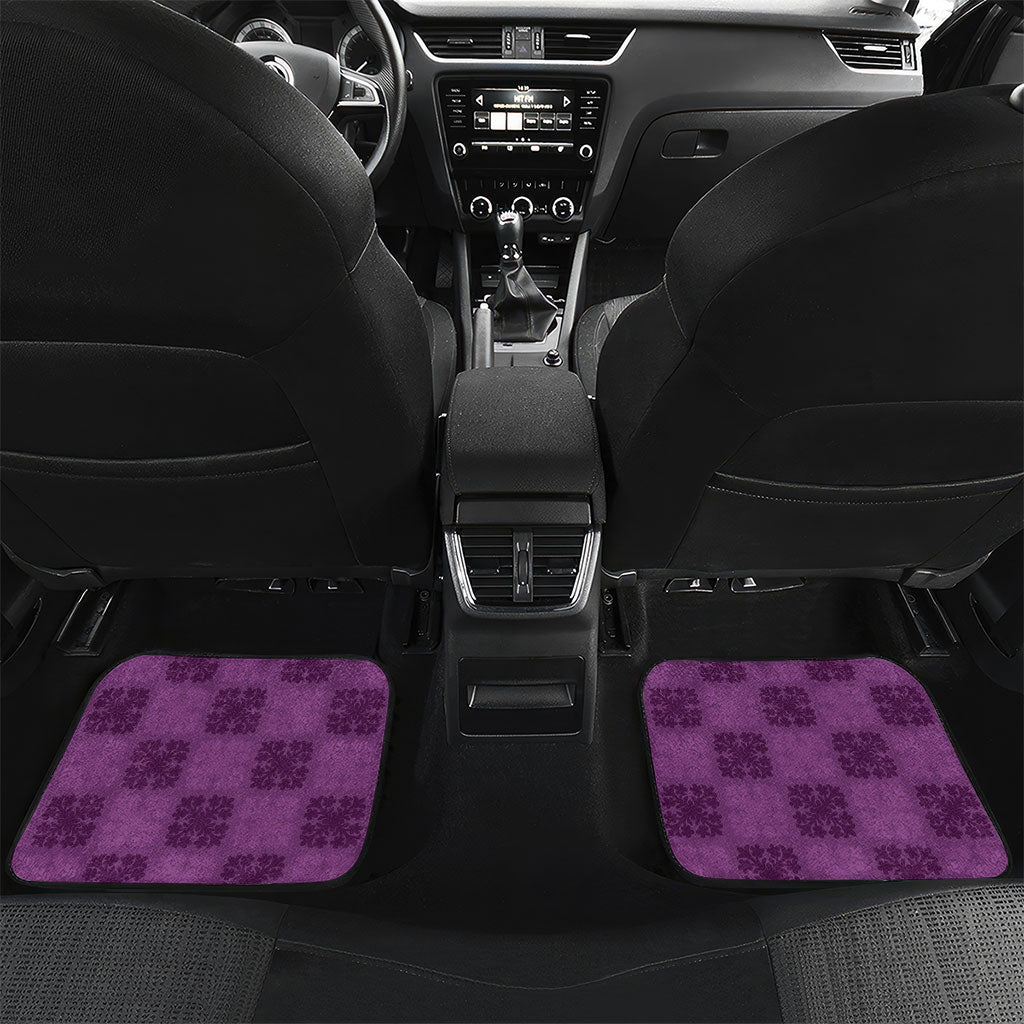 Hawaii Waikiki King Car Mats Purple Quilt With Pua Manu