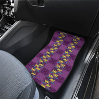Hawaii Waikiki King Car Mats Purple Quilt With Pua Manu
