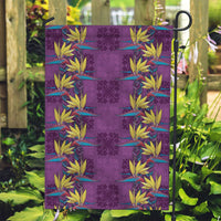Hawaii Waikiki King Garden Flag Purple Quilt With Pua Manu
