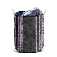 Hawaii Queen Liliuokalani Laundry Basket Hawaiian Lei Pua Kalaunu