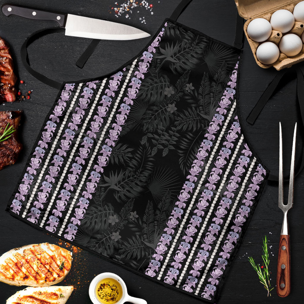 Hawaii Queen Liliuokalani Apron Hawaiian Lei Pua Kalaunu