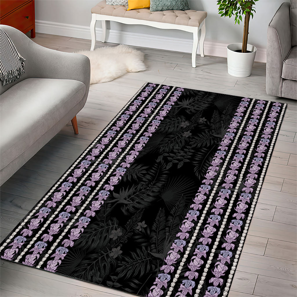 Hawaii Queen Liliuokalani Area Rug Hawaiian Lei Pua Kalaunu