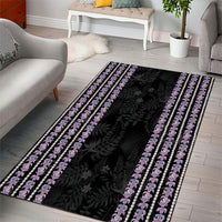 Hawaii Queen Liliuokalani Area Rug Hawaiian Lei Pua Kalaunu