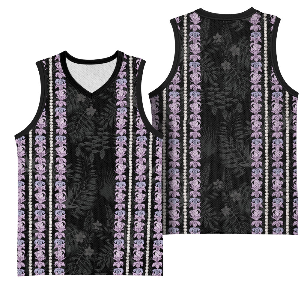 Hawaii Queen Liliuokalani Basketball Jersey Hawaiian Lei Pua Kalaunu