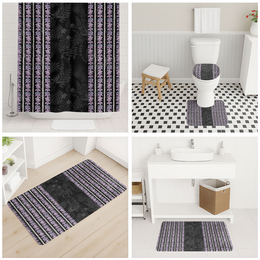 Hawaii Queen Liliuokalani Bathroom Set Hawaiian Lei Pua Kalaunu