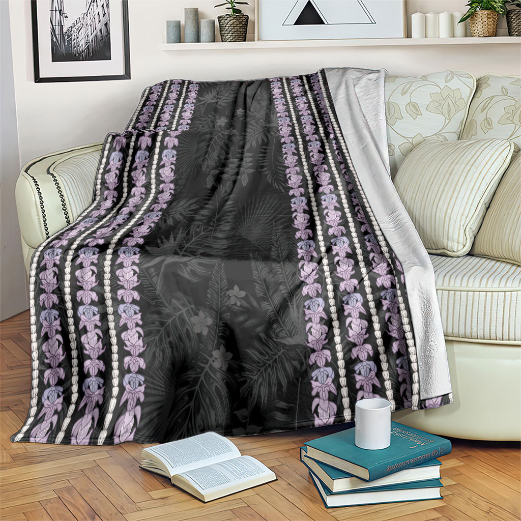 Hawaii Queen Liliuokalani Blanket Hawaiian Lei Pua Kalaunu