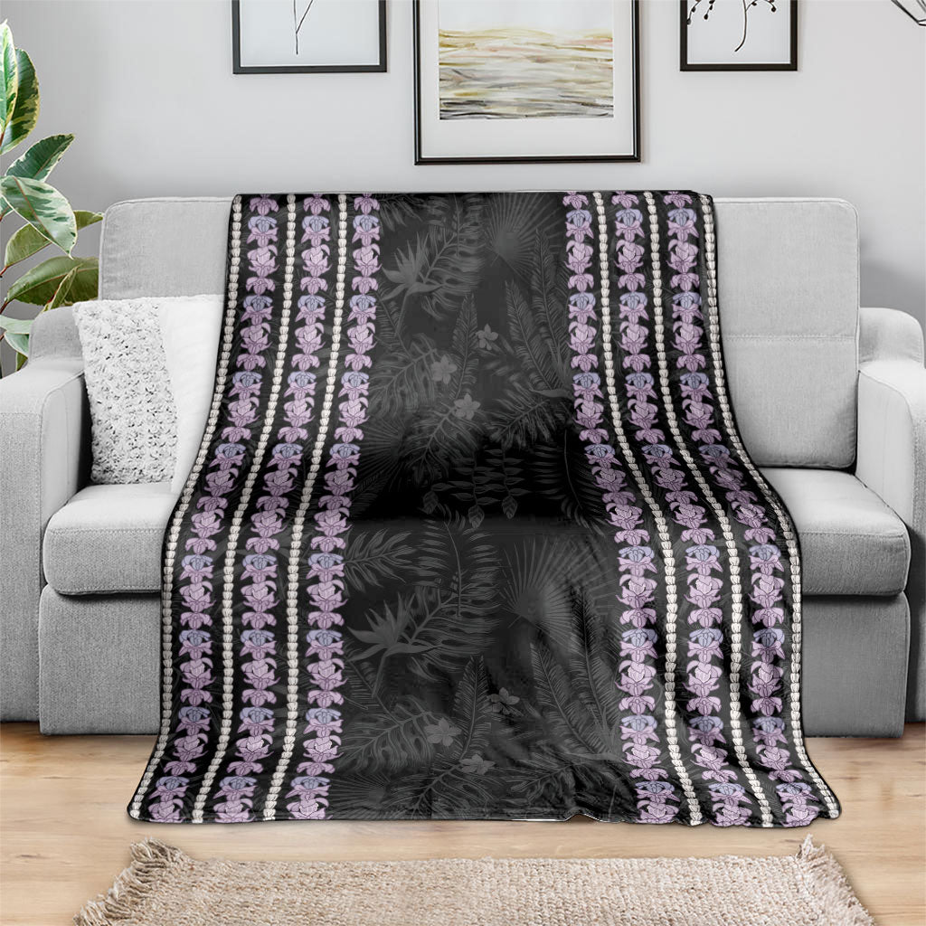 Hawaii Queen Liliuokalani Blanket Hawaiian Lei Pua Kalaunu