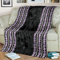 Hawaii Queen Liliuokalani Blanket Hawaiian Lei Pua Kalaunu