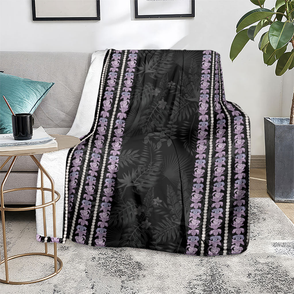 Hawaii Queen Liliuokalani Blanket Hawaiian Lei Pua Kalaunu