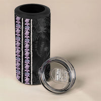 Hawaii Queen Liliuokalani 4 in 1 Can Cooler Tumbler Hawaiian Lei Pua Kalaunu