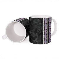 Hawaii Queen Liliuokalani Ceramic Mug Hawaiian Lei Pua Kalaunu