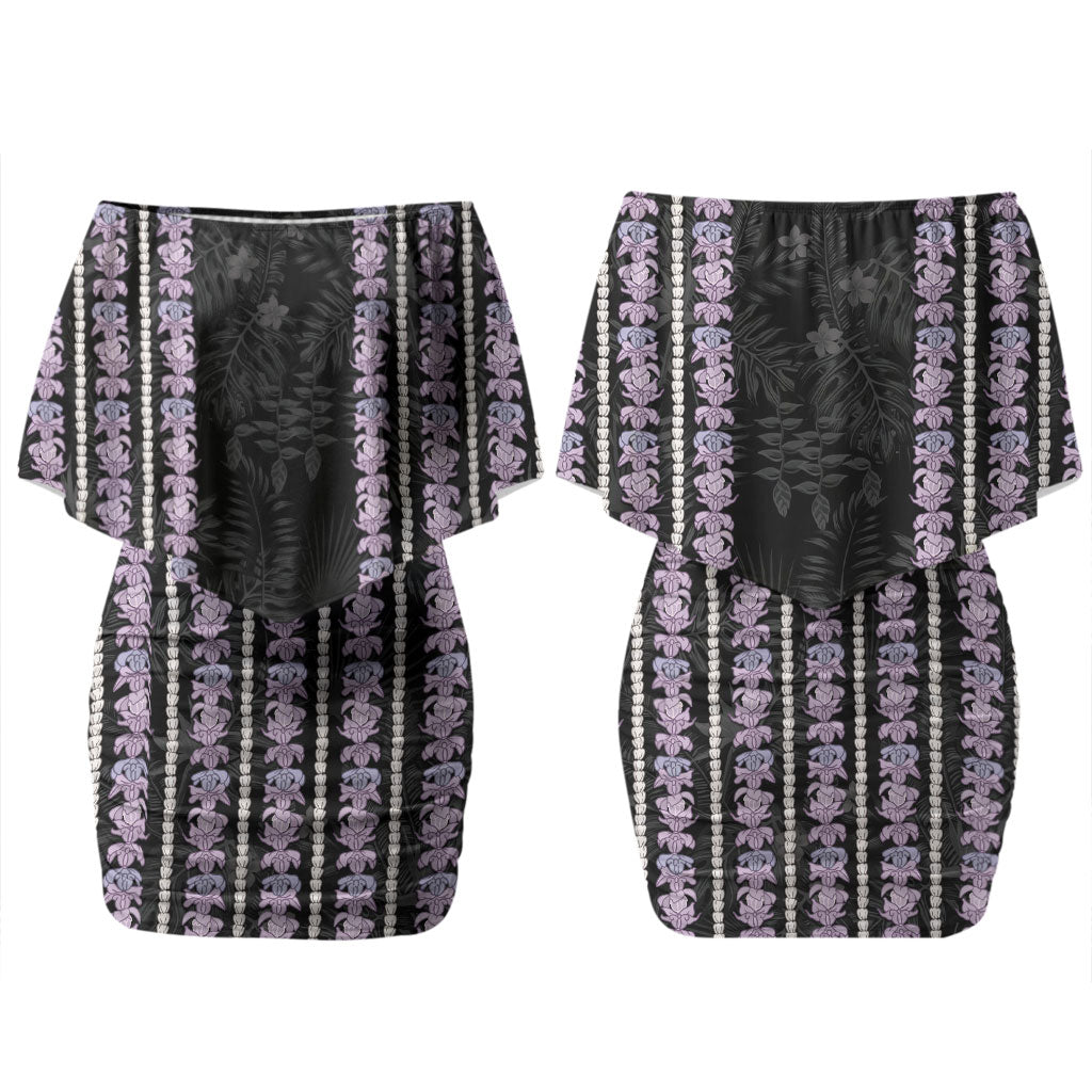 Hawaii Queen Liliuokalani Couples Matching Off Shoulder Short Dress and Long Sleeve Button Shirt Hawaiian Lei Pua Kalaunu