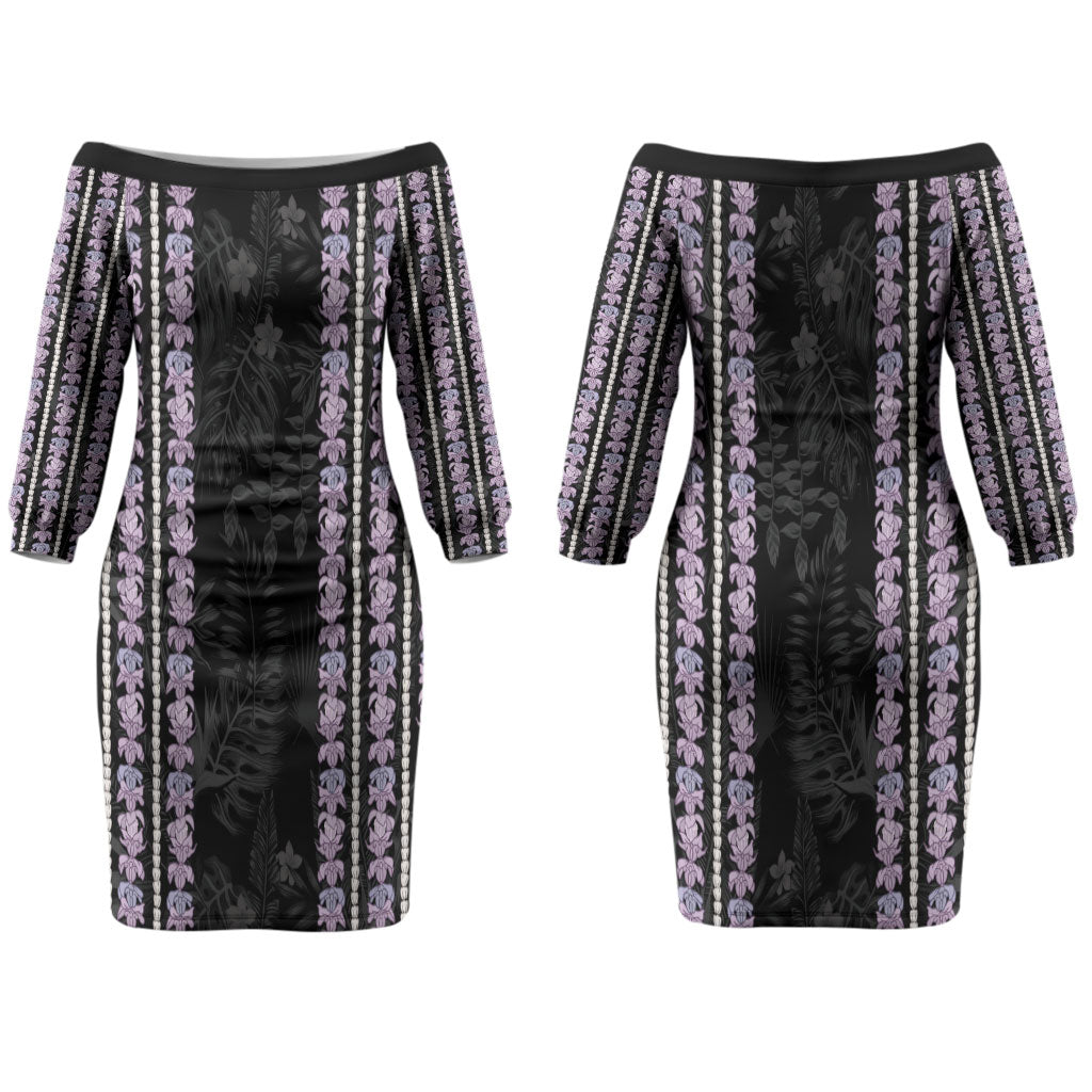 Hawaii Queen Liliuokalani Couples Matching Off The Shoulder Long Sleeve Dress and Long Sleeve Button Shirt Hawaiian Lei Pua Kalaunu
