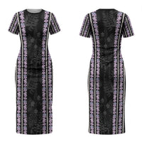 Hawaii Queen Liliuokalani Couples Matching Short Sleeve Bodycon Dress and Hawaiian Shirt Hawaiian Lei Pua Kalaunu