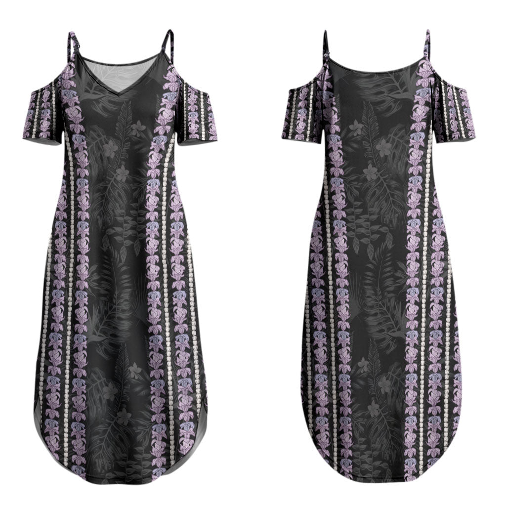 Hawaii Queen Liliuokalani Couples Matching Summer Maxi Dress and Long Sleeve Button Shirt Hawaiian Lei Pua Kalaunu