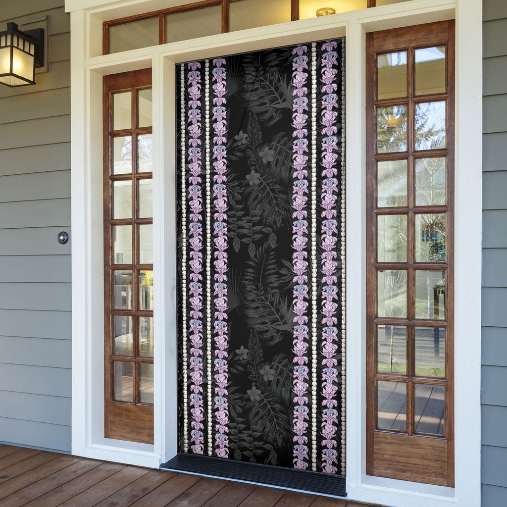 Hawaii Queen Liliuokalani Door Cover Hawaiian Lei Pua Kalaunu