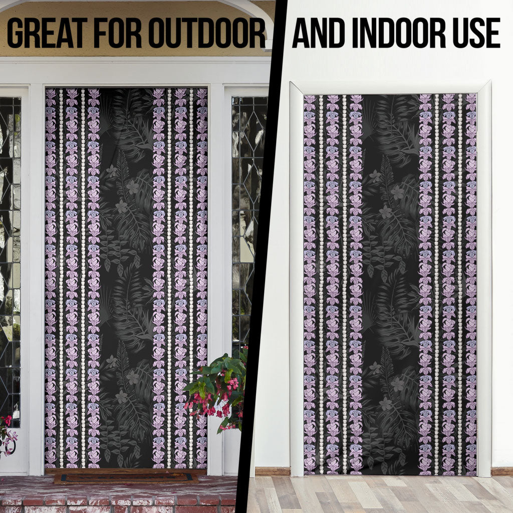 Hawaii Queen Liliuokalani Door Cover Hawaiian Lei Pua Kalaunu
