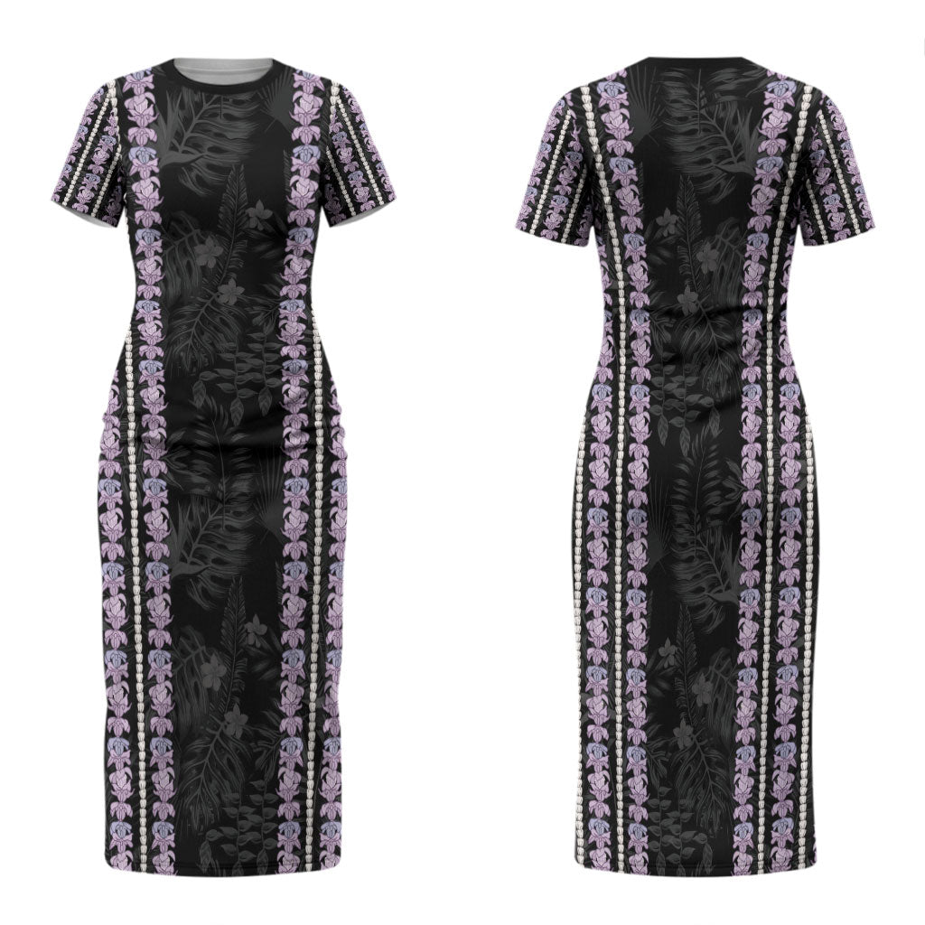 Hawaii Queen Liliuokalani Family Matching Short Sleeve Bodycon Dress and Hawaiian Shirt Hawaiian Lei Pua Kalaunu