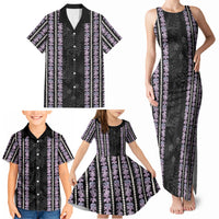 Hawaii Queen Liliuokalani Family Matching Tank Maxi Dress and Hawaiian Shirt Hawaiian Lei Pua Kalaunu