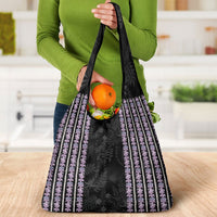Hawaii Queen Liliuokalani Grocery Bag Hawaiian Lei Pua Kalaunu
