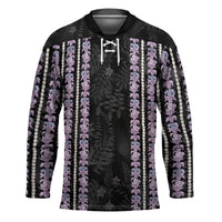 Hawaii Queen Liliuokalani Hockey Jersey Hawaiian Lei Pua Kalaunu